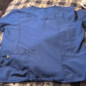 Blue Women's Scrub Top